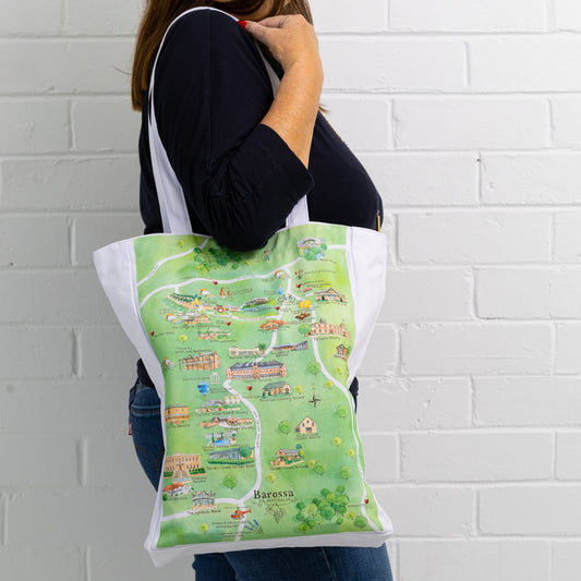 Barossa Wine Region Map Tote Bag PRE-ORDER