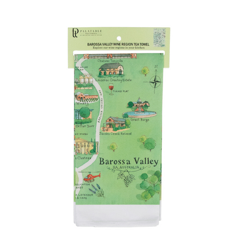 Palatable Tea Towels Barossa Valley wine region tea towel