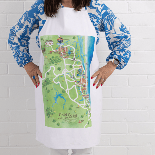 Gold Coast Tourist Attractions Map Bar Apron