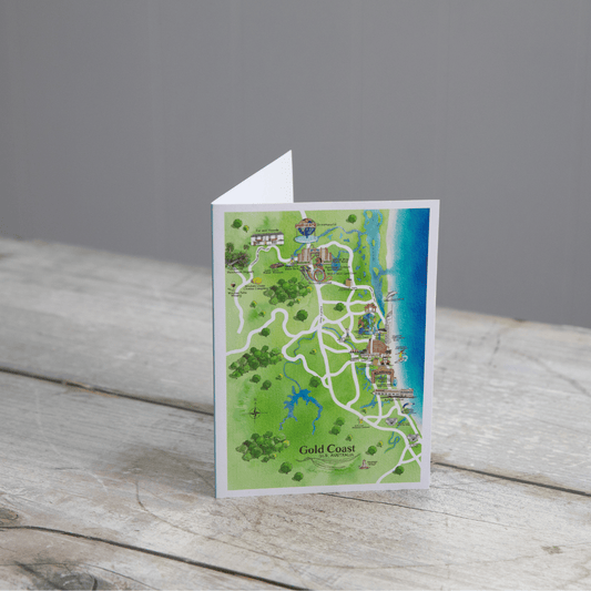 The perfect blank inside greeting cards for friends and family who live on or love visiting the Gold Coast